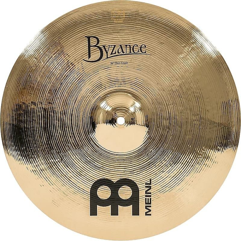 Platillo crash fino Meinl Byzance Brilliant B16TC-B de 16"